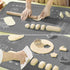 Silicone Pastry Mat Extra Thick Non-stick Baking Mat, 28" x 20" with Measurements for Rolling Dough, Kneading, Counter