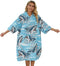 Shark Surf Poncho Hooded Towel for Adults Quick Dry Beach Changing Robe