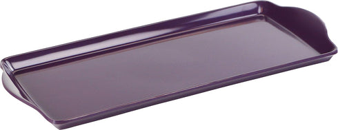 Calypso Basics Melamine Sandwich Tidbit Tray, Plum
