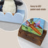 icnjdMopclean Set 3, 16 Inch Wall Book Shelves for Bedroom Kids with Hooks - Scalloped Shelves for Nursery of Nursery