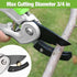 WORKPRO Garden Anvil Pruning Shears, 8" Heavy Duty Pruning Scissors with Ergonomic Handle for Thick Branches