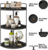 Counter 3 Countertop Fixwal Corner Bathroom Organizer, Tier Rustic Bathroom Organizer, Wood Storage Tray for Vanity