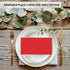 Andaz Press Table Tent Printable Place Cards, Red, 20-Pack for Weddings & Graduations
