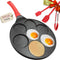 Small Egg Frying Pan, Nonstick Mini Pancake Maker, Aluminum Pancake Pan with 7 Molds