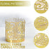 LOVEINUSA 48pcs Votive Candle Holders Wraps, Gold Tea Light Candle Fairy Home Decoration (No Bottom)