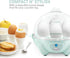 Elite Gourmet Easy Electric 7 Egg Capacity Soft, Medium, Hard-Boiled Cooker Poacher, Scrambled, Omelet Maker with Auto Shut-Off and Buzzer, BPA Free by Elite Gourmet