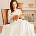 Exclusivo Mezcla Fleece Throw Blanket for Couch - 300GSM Super Soft and Warm, Pure White Cozy Plush Blanket, 50x60