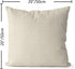 Decorative Linen Throw Pillow Covers, Set of 2 Couch Cushion Covers with Zipper, 20x20 Inches for Living Room
