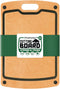 Wood Cutting Board with Juice Grooves, Dishwasher Safe, Medium Cutting Board, 14.6 x 11-inch