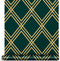 Green Rhombus Peel and Stick Wallpaper 17.7"× 9.8ft, Geometric Diamond Contact Paper for Furniture Renovation Home Decor