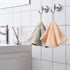 R HORSE 4Pcs Hanging Hand Towels, Soft Thick Absorbent Coral Fleece Bathroom Hand Towels for Kitchen & Bathroom (4