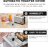 Slice Toaster Lid, 2 Slice Toaster Cover, Stainless Steel Appliance Cover for Bread Machine