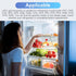 Refrigerator LED Light Assembly WR55X11132 for GE Refrigerator Light Bulb Covers Assembly - 2024 New Model