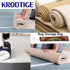 Clear Carpet Bag, 4 Pcs Plastic Rug Storage Bag with 10 Ties, Fits Rugs up to 5' x 7', Heavy Duty for Moving and Storage