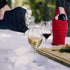 Puffin The Caddy Wine Bag - Insulated Bottle Bag & Wine Chiller, Black & Tan