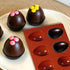 Haakong 8 Set 2 (2, Cavity Silicone Egg Molds of for Easter Silicone Egg Pan Baking Supplies for Cake Decorating
