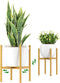 EKNITEY Adjustable Plant Pot Stand: Indoor Outdoor Modern Flower Holder Metal Plant