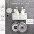Suction Cup Shower Organizer Basket, Plastic Bath Shelf with Strong Suction Power, Waterproof, Reusable Caddy for