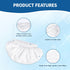 NXPPYY 16-Pack Universal Microfiber Cloths, Handheld Steam Cleaner Attachments - Steam Cleaner Accessories Compatible