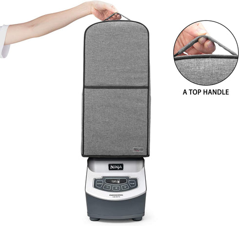 Luxja Blender Cover for Ninja Foodi, Compatible Gray Cover for Ninja Foodi Blender