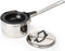 RSVP International Endurance Single Egg Poacher Set - Perfectly Poached Eggs with Stainless Steel Pan, Dishwasher Safe