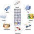 1 Pack Extra Large Hanging Over Door Shoe Organizer - 12+6 Pockets Shoe Rack for Closet Bedroom (White, 59 x 21.6 inch)