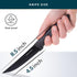 Home Hero 12-Piece Razor-Sharp Steak Knives Set, High-Carbon Stainless Steel with Ergonomic Handles for Precise Cutting