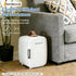 4L/4.23QT 12V NEWBULIG Mini Fridge for Bedroom, Office & Car, Portable Mini Refrigerator for Skincare with Handle