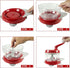 Manual Food Processor,Hand Powered Crank Food Processor Chopper,Food Vegetable Onions Chopper Processor Blender Mixer,for Vegetables Meat Fruits Onions by Forever Young & Co.