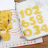 9-Piece Stainless Steel Cookie Cutter Mold Set, Small Numbers for DIY Fondant Chocolate Biscuits