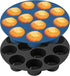 Webake Silicone Air Fryer Muffin Pan, Nonstick 1.8 Inch Mini Muffin Tin, Set of 2, 12-Cavity