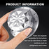 Mechanical Kitchen Timer, Stainless Steel Magnetic Timer with Loud Alarm for Cooking, 60 Minute Wind Up