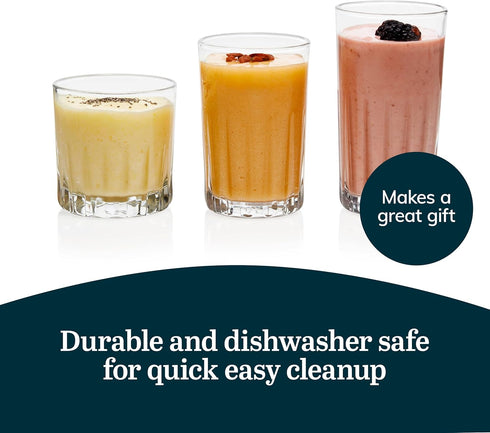 Libbey Brockton Tumbler Set, Juice and Rocks Glasses, Clear, 8 Elegant Dishwasher Safe Barware