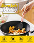 Pack of 2 Non-Stick Silicone Solid Turner Spatulas, High Heat Resistant BPA Free, Ideal for Cooking Fish, Eggs,