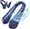 Neck Fan, 4000mAh Battery Power, Portable USB Charging Neck Fan, 5 Gear Adjustable Fast Cooling, Super Quiet