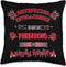 Funny AI Tech Geek Sarcastic Red Throw Pillow, 16x16, Multicolor