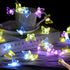 8 21.1ft 40 Butterfly String Lights,Twinkle Lights Lighting Mode Waterproof LED USB Plug in with Remote Control