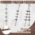 cogardenshower 4 Shelves,54"-114 Corner Shower Caddy Tension Pole - Heavy Duty Floor to Ceiling Shower Organizer
