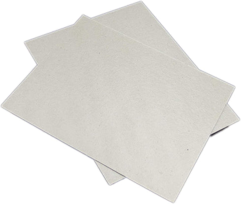 2 PCS DIY Microwave Oven Mica Piece, Thickening Type Block, Suitable for 99% Turntable (4.7inx5.9in)