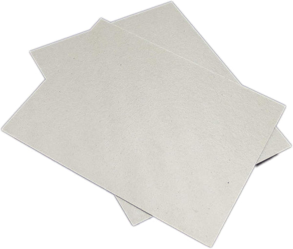 2 PCS DIY Microwave Oven Mica Piece, Thickening Type Block, Suitable for 99% Turntable (4.7inx5.9in)