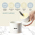 8.45oz French Ceramic Butter Crock with Lid, Inverted Water Seal Butter Keeper for Soft, Spreadable Butter at Room
