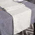 Velvet Spring Table Runner 14x71 Inch Dresser Scarf Luxury Rustic Farmhouse Ivory