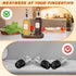 YQQYG Salt and Pepper Grinder Mill Tray, Salt And Pepper Holder, Acacia Wood Tray, Fit Many Mills & Shakers, Grinder