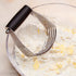 ALLTOP Pastry Shortening Blender Cutter - Stainless Steel Dough Masher for Baking, Almond, Hand Kitchen Tool