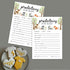 Giftideaworkshop 25 Advice and Prediction Cards for Baby Shower Game, New Mom and Dad Card for Girl or Boy Babies, New