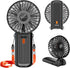 Portable Fan Handheld Fan, Mini Hand Held Fan, 6-15H Cooling Small Personal Fan, Neck Fan w/Lanyard for Kids Women Men