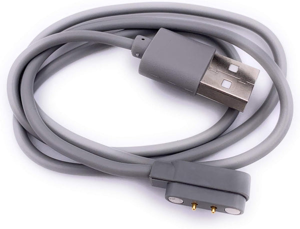Xcivi Replacement Magnetic Induction USB Charging Cable for Portable Blender, 2FT (Grey)