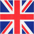 Juvale 100-Pack Union Jack Cocktail Napkins - 2-Ply Paper 6.5 x 6.5 in for UK Celebrations