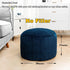 Asuprui Pouf Ottoman Unstuffed Ottoman Foot Rest Floor Pouf Round Pouf Seat Floor Bean Bag Chair Foldable Floor Chair