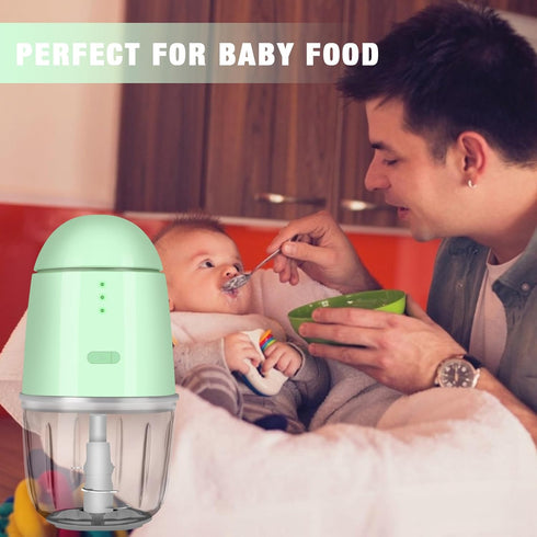 Afonton 1.3Cup, 300ml, 150 Mini Food Processor - Cordless Food Processor & Portable Small Food Chopper for Meat